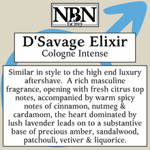Load image into Gallery viewer, D'Savage Elixir Cologne Intense
