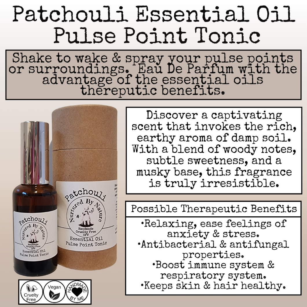 Patchouli Essential Oil Pulse Point Tonic