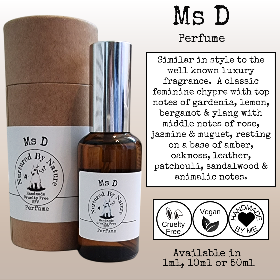 Ms D Perfume – Nurtured By Nature