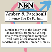 Load image into Gallery viewer, Amber &amp; Patchouli Intense Eau De Parfum

