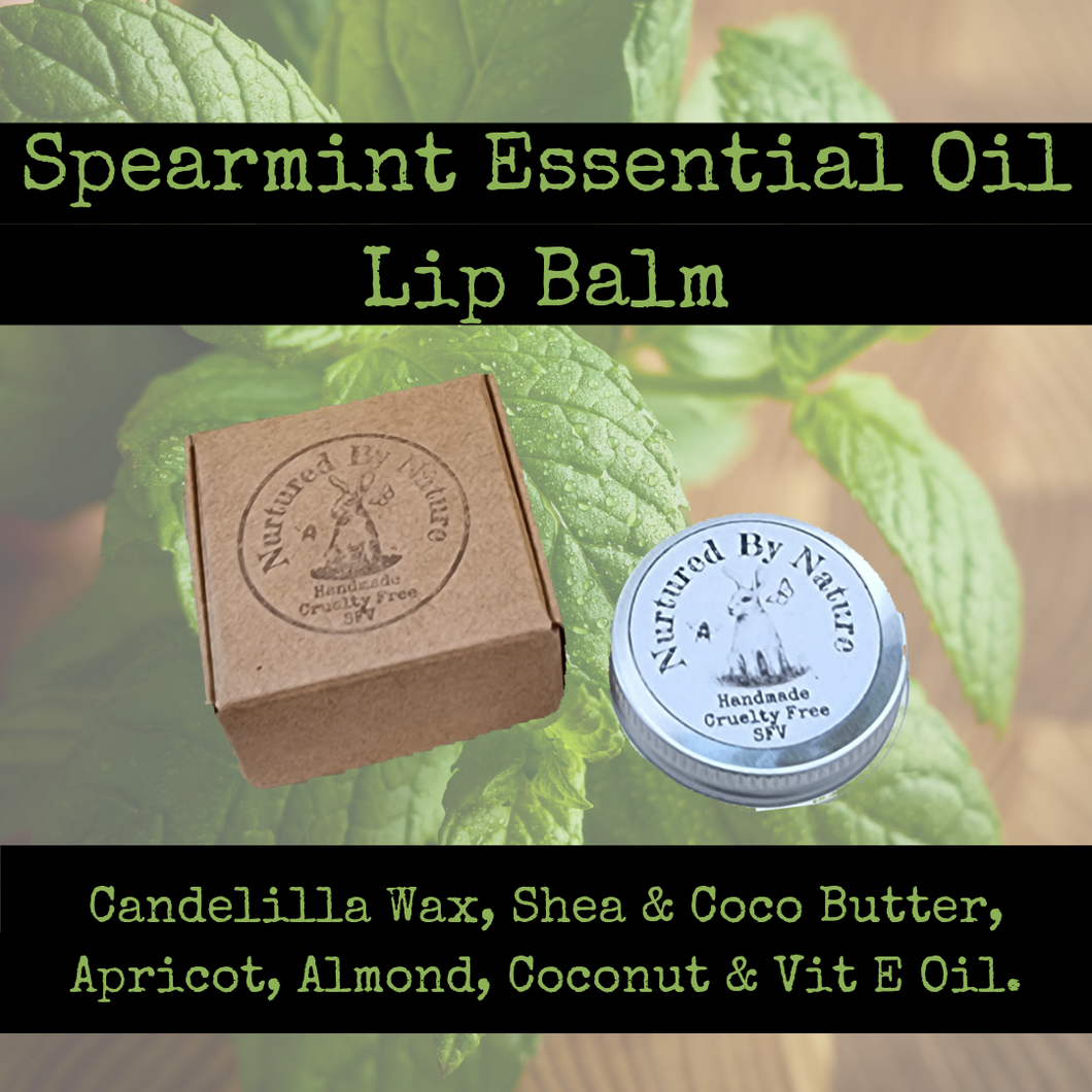 Spearmint Essential Oil Lip Balm