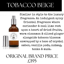 Load image into Gallery viewer, Tobaco Beige Unisex Perfum
